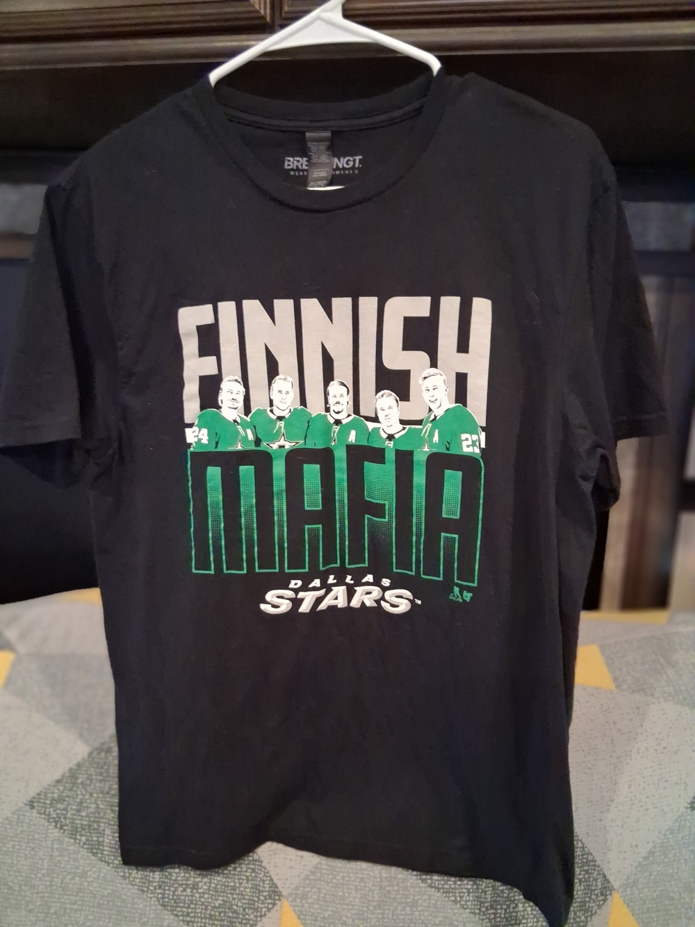 Dallas Stars Finnish Mafia Graphic Tee - Black/Green